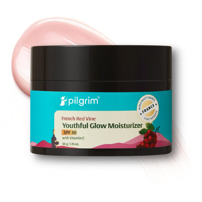 Pilgrim Red Vine Face Cream SPF 30 with Vitamin C & Rosehip Oil (PA+++) | Grocsy