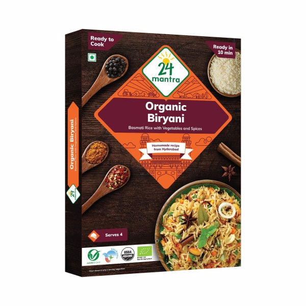 24 Mantra Organic Ready to Cook Biryani | Grocsy