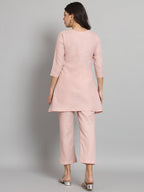 Fab Fashion Rosy Pink Co-Ord Set | Grocsy