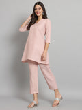 Fab Fashion Rosy Pink Co-Ord Set | Grocsy