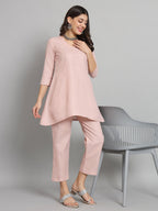 Fab Fashion Rosy Pink Co-Ord Set | Grocsy