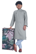 DEIANA'S Casual Designer Kurta Pyjama Set For Boys And kids (Grey) | Grocsy