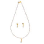 J Pearls Button Drop Pearl Set - Real Pearl Jewelry