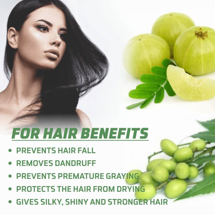 Nuerma Science Amla Neem Hair Oil | Hair Growth Prevents & Premature Graying | Grocsy