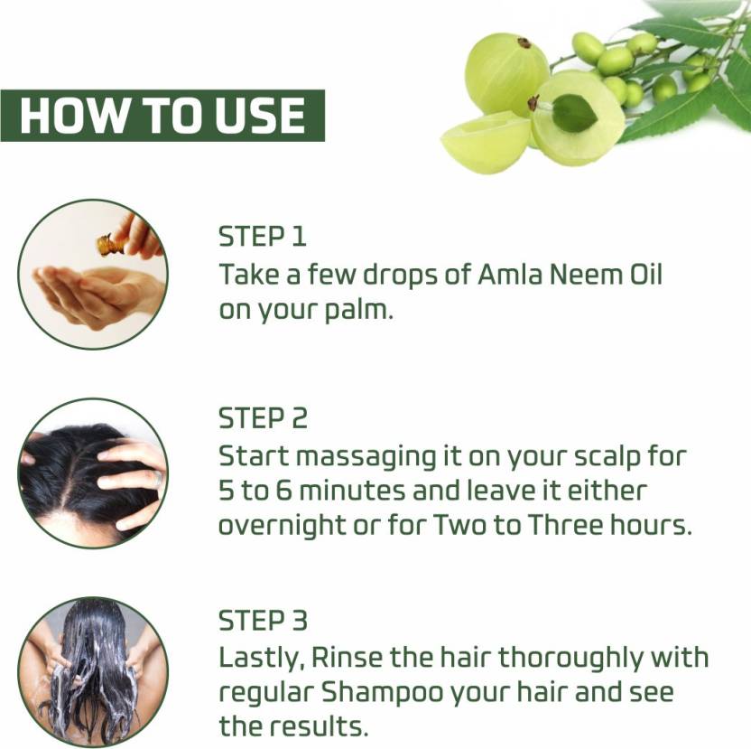 Nuerma Science Amla Neem Hair Oil | Hair Growth Prevents & Premature Graying | Grocsy