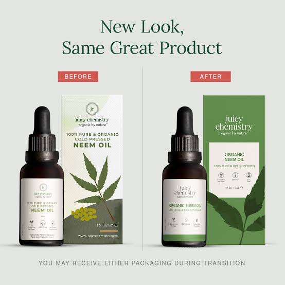Juicy Chemistry Pure & Organic Neem Oil For Cold Pressed Carrier Oil | Grocsy
