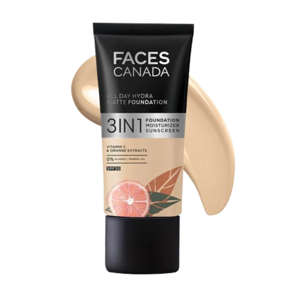 Faces Canada All In One Foundation with SPF 30 - Absolute Ivory 012 | Grocsy