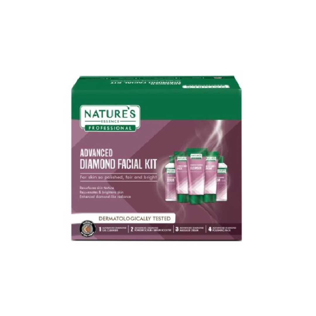 Nature's Essence Advanced Brightening Diamond Facial Kit | Grocsy
