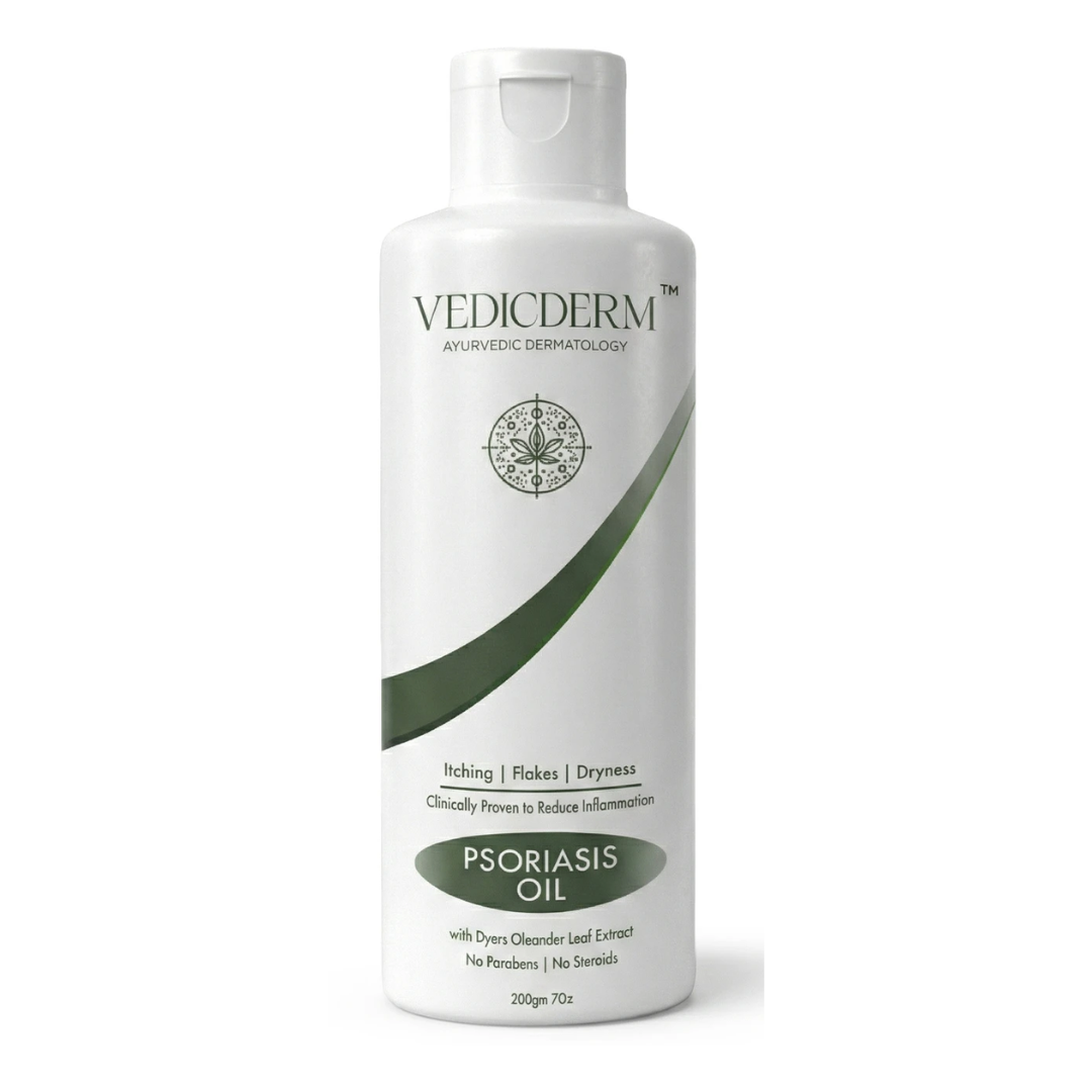 VedicDerm Oleander's Oil for Psoriasis, Eczema, and Atopic Dermatitis | Grocsy