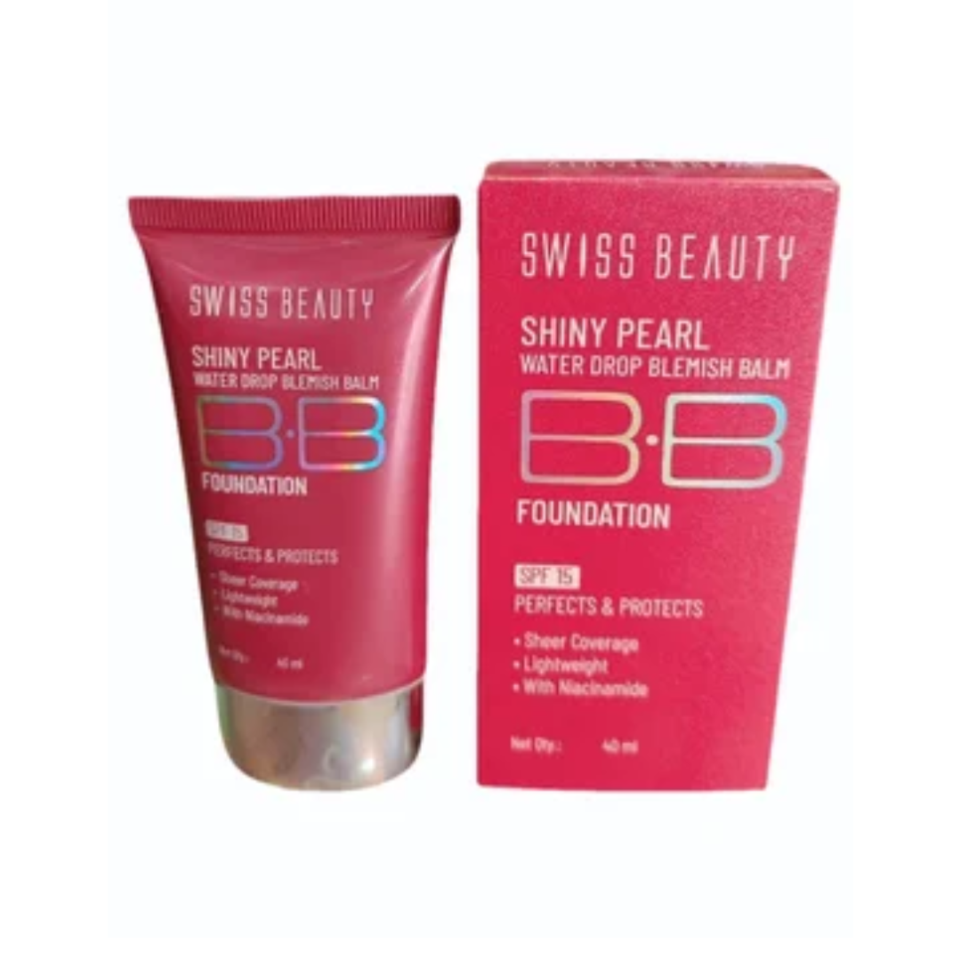 Swiss Beauty Shiny Pearl Water Drop Blemish Balm BB Foundation - 1 | Grocsy