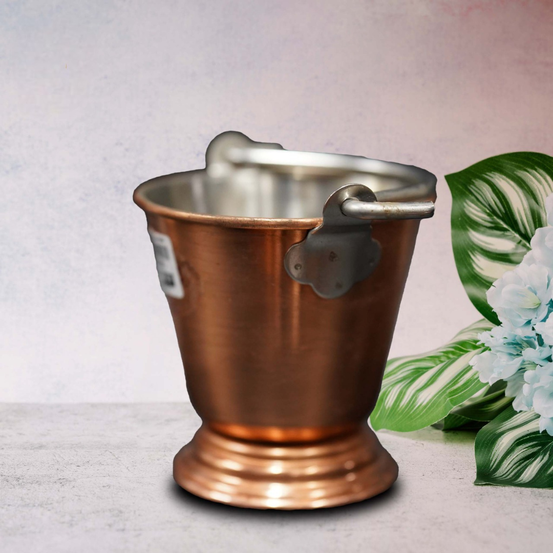 Copper-Coated Serving Bucket - Elevate Your Serving Experience with Charm | Grocsy
