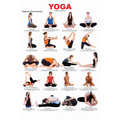 Dreamland Publications Yoga Chart - 2 : Children Reference Educational Laminated Chart | Grocsy