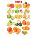Dreamland Publications Educational Chart for Kids - Fruit Chart - 3 | Grocsy