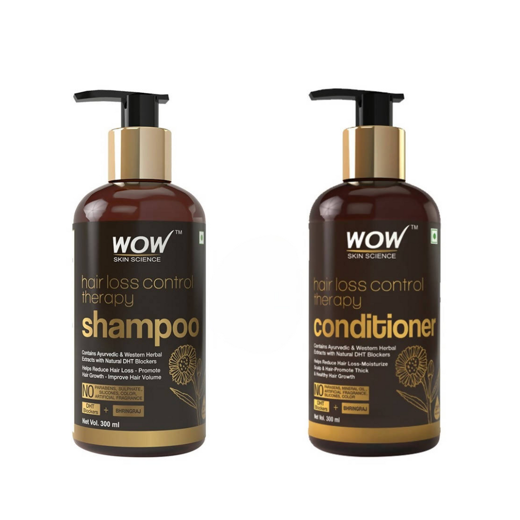 Wow Skin Science Hair Loss Control Therapy Shampoo & Conditioner | Grocsy