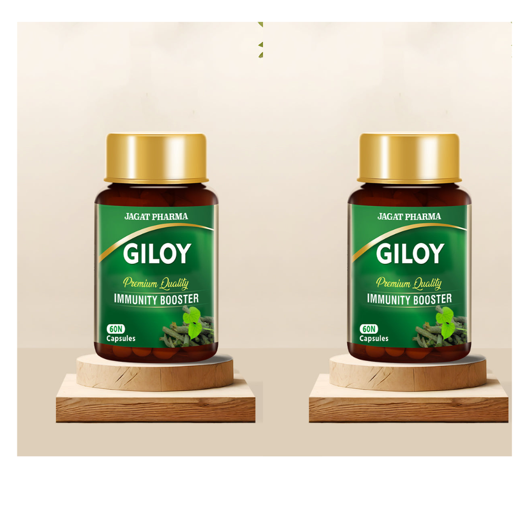 Jagat Pharma Giloy Extract Plus Capsule | Immunity Booster | Grocsy
