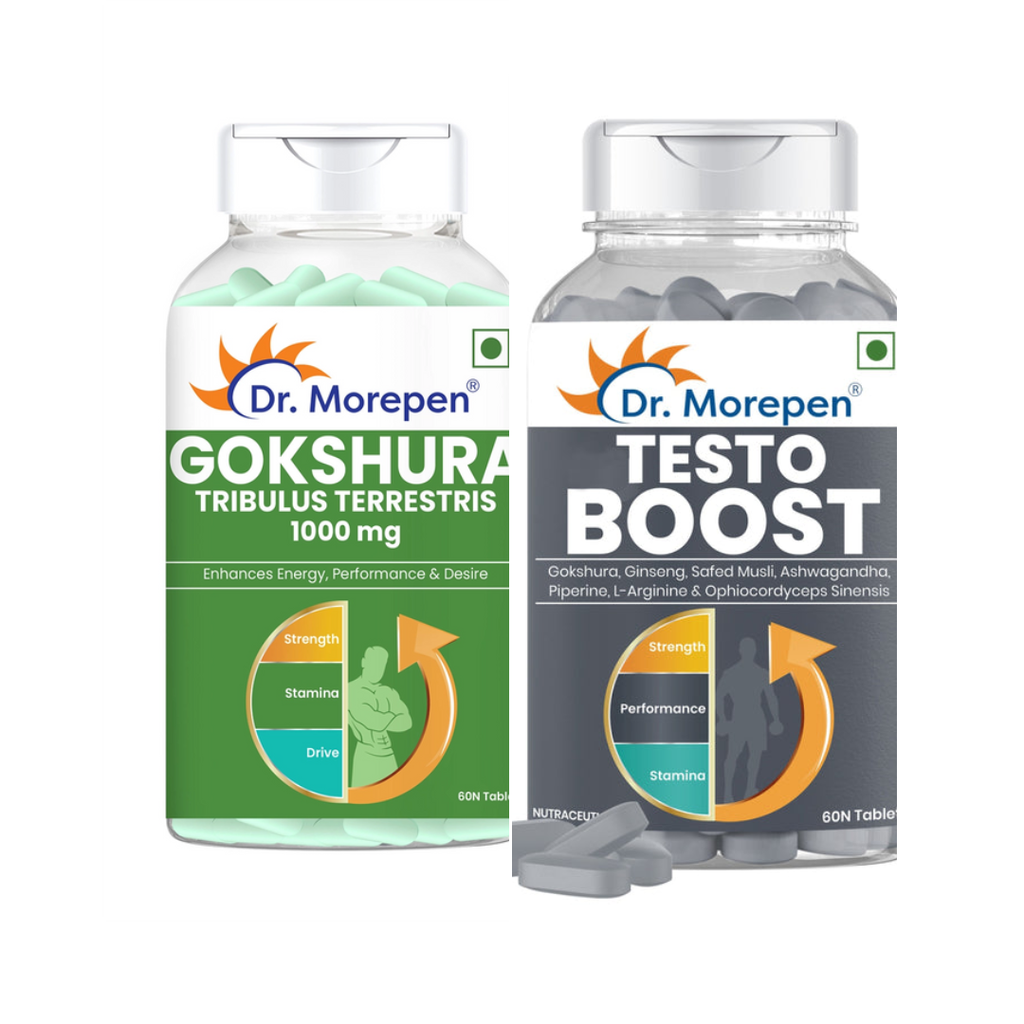 Dr Morpen Gokshura & Testo Boost -Performance Combo Pack | Grocsy