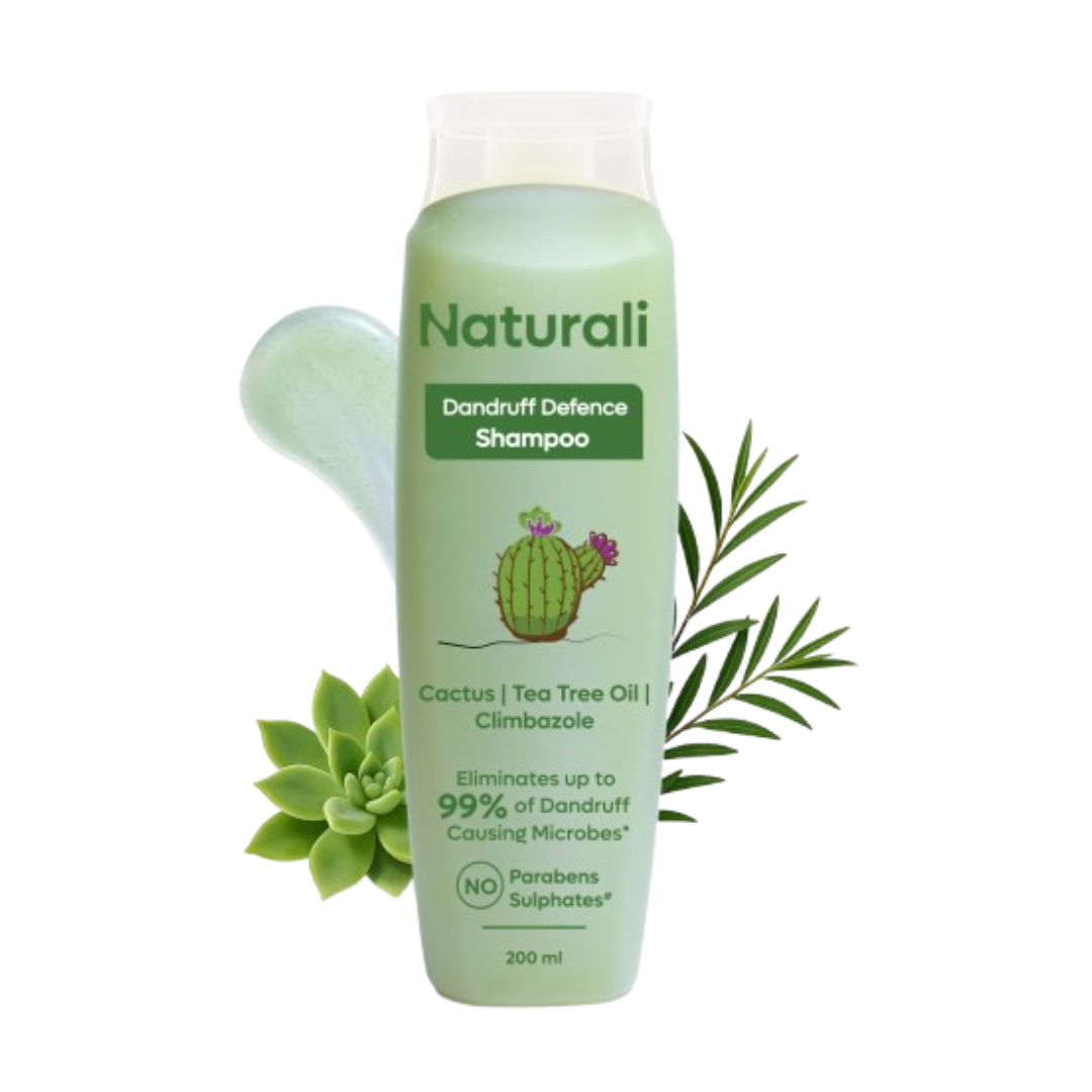 Naturali Dandruff Defence Shampoo with Tea Tree Oil & Cactus Extracts | Grocsy