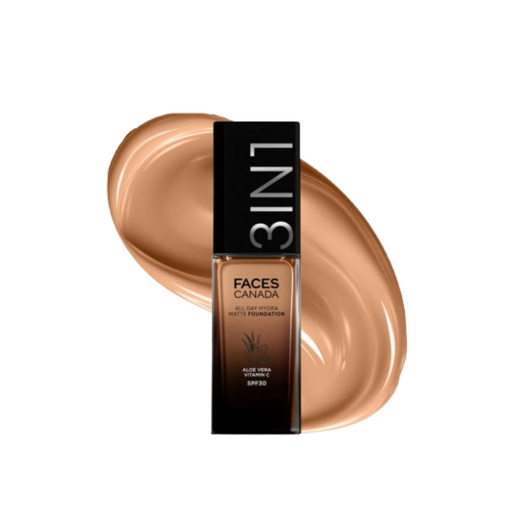 Faces Canada All Day Hydra Matte Foundation-Warm Sand 042 | Grocsy