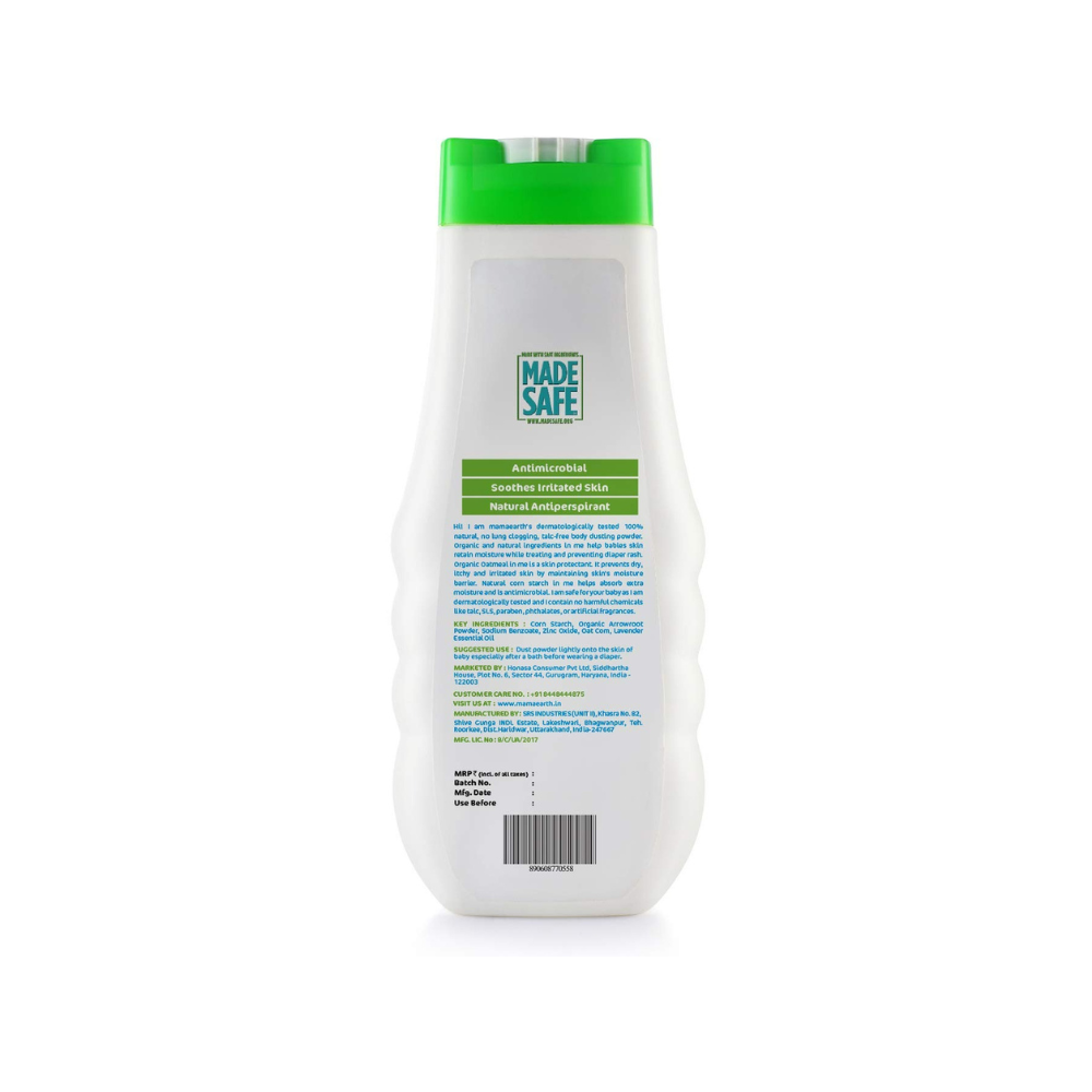 Mamaearth Dusting Baby Powder For Calms & Relaxes Skin, Prevents Diaper Rash | Grocsy