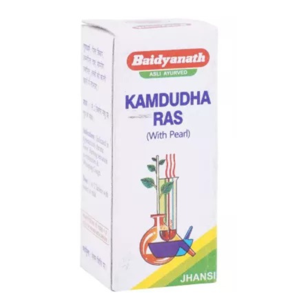 Baidyanath Jhansi Kamdudha Ras (Moti. Yukta) | Grocsy