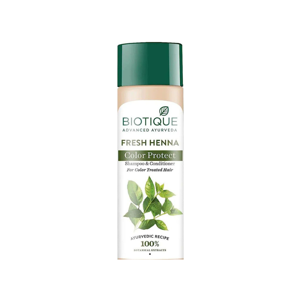 Biotique Bio Henna Leaf Fresh Texture Shampoo and Conditioner | Grocsy