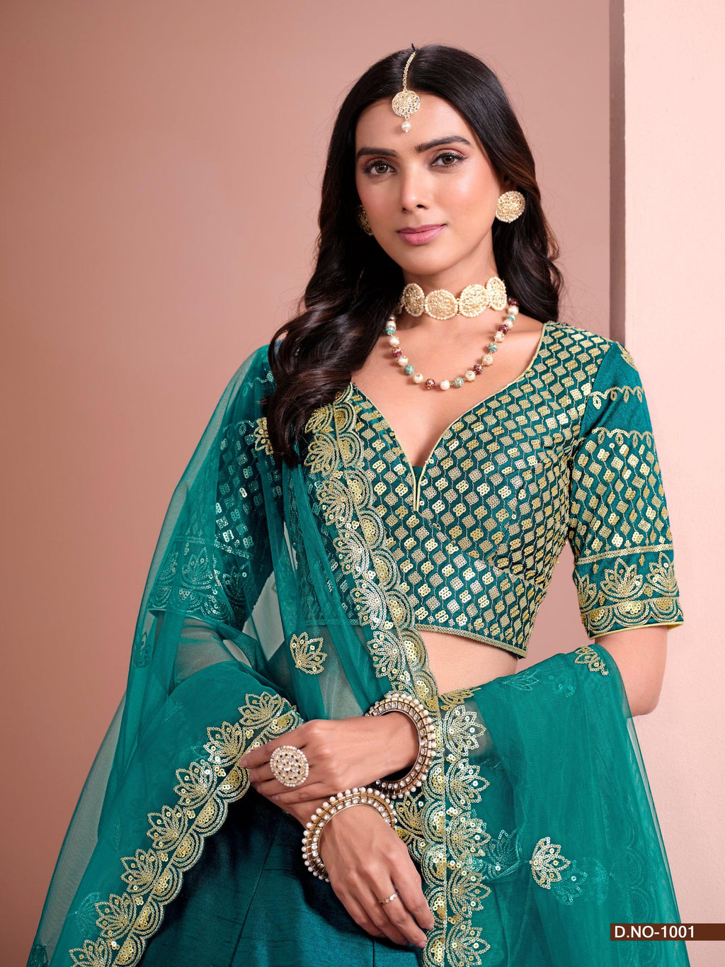 Anaita Turquoise Art Silk Designer Lehenga With Blouse | Grocsy
