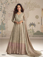 Anaita Chiku Georgette Stitched Anarkali Suit With Embroidered Sequins Work | Grocsy