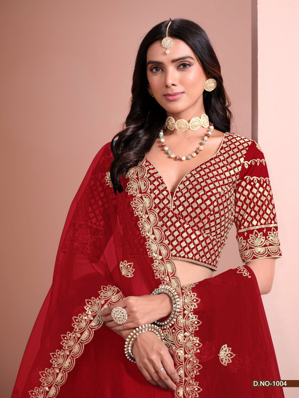 Anaita Red Art Silk Designer Lehenga With Blouse | Grocsy