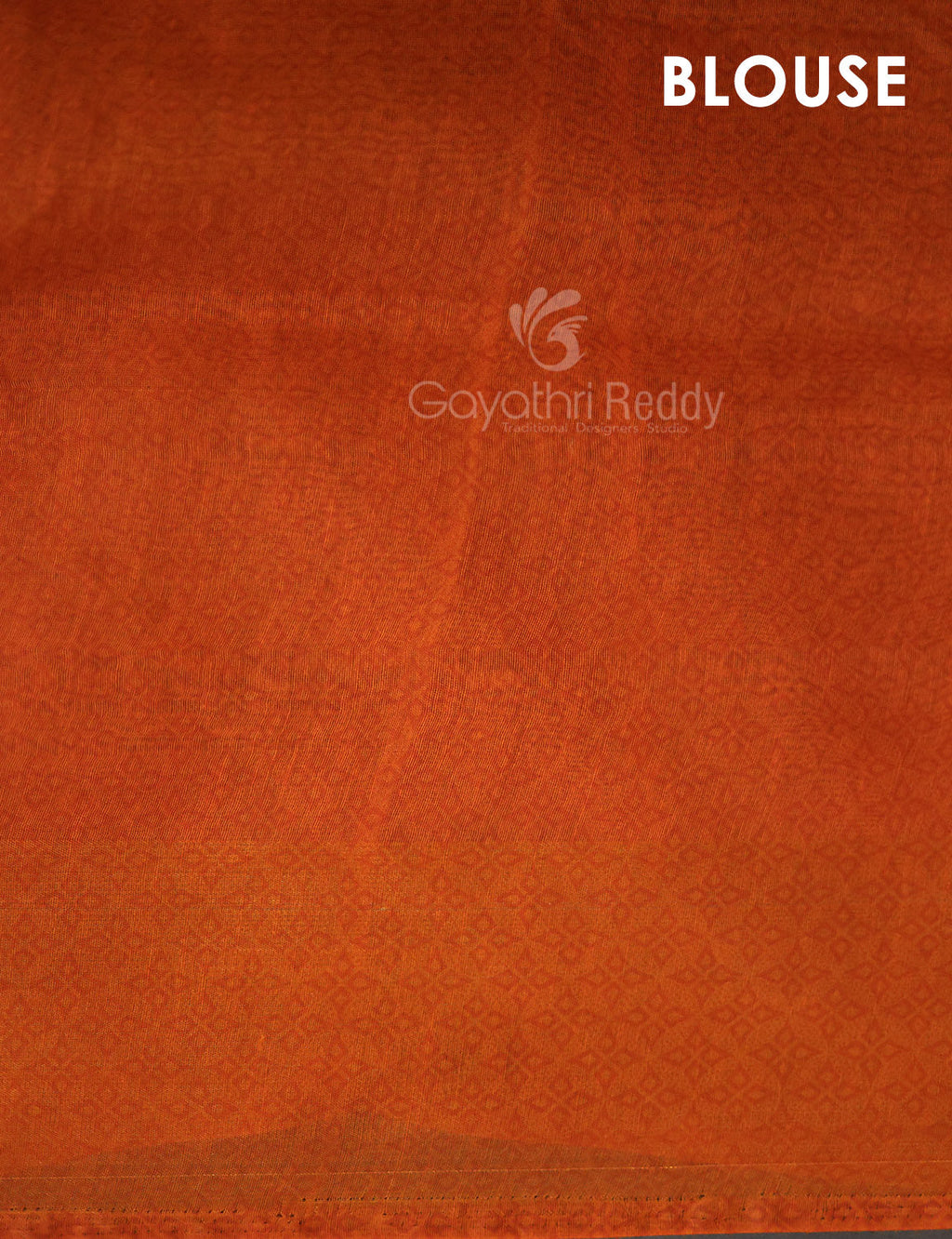 Shades of Dark Green And Orange Colour Patola Print Semi Chanderi Saree By Gayathri Reddy Designer Studio | Grocsy