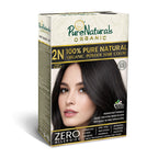 byPureNaturals Organic Pure Natural Powder Hair Color - 2N Soft Black | Grocsy