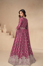 Anaita Magenta Chinon With Sequence Embroidery Salwar Suit | Grocsy