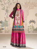 Anaita Pink Crepe Stitched Sharara Suit With Hand Mirror Work | Grocsy