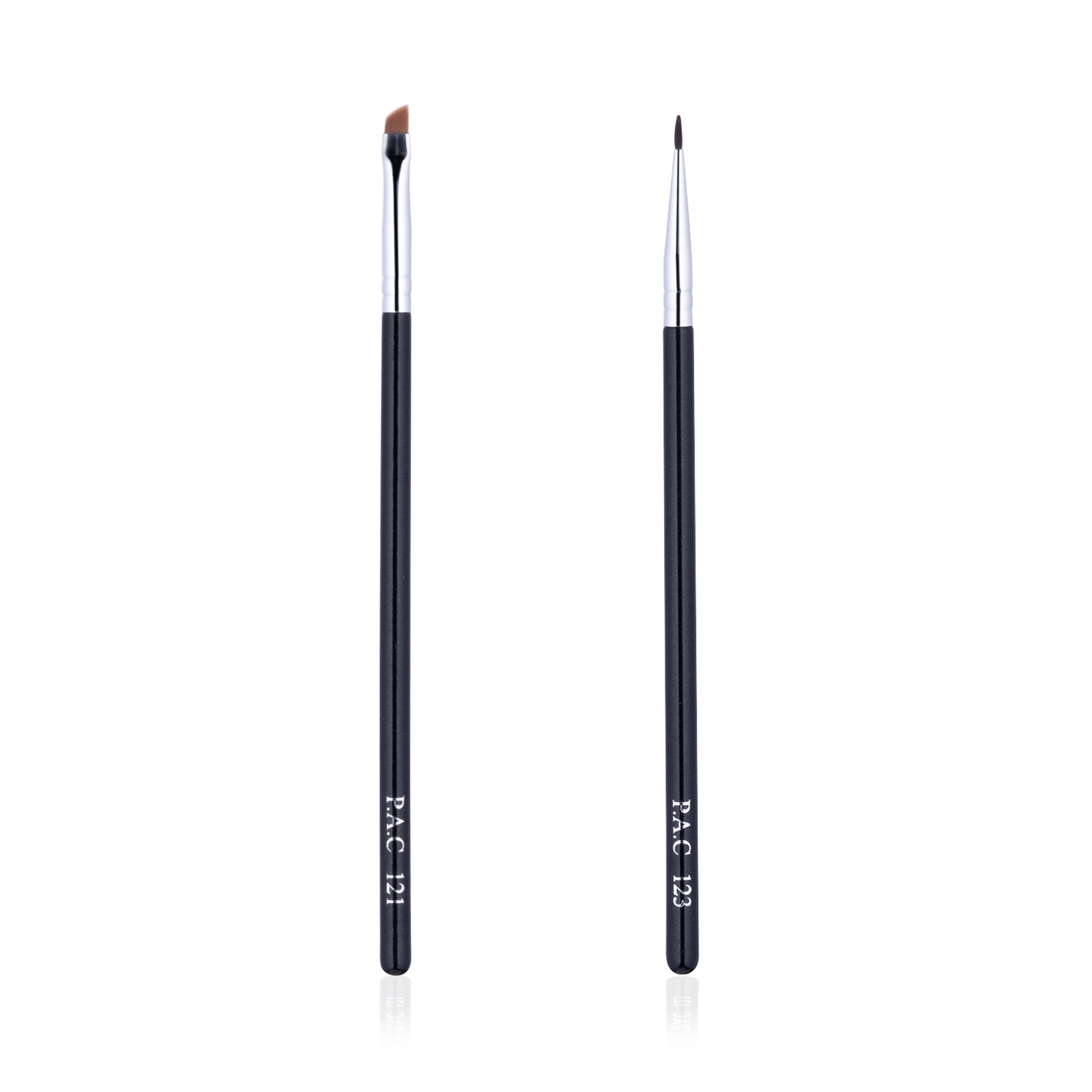PAC Studio Eyeliner Brush Combo - 121 & 123 | Grocsy
