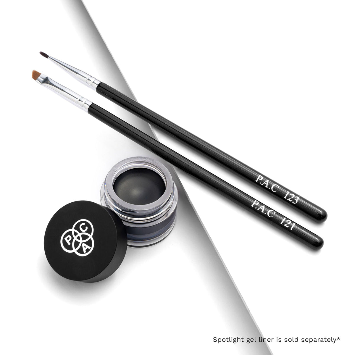 PAC Studio Eyeliner Brush Combo - 121 & 123 | Grocsy
