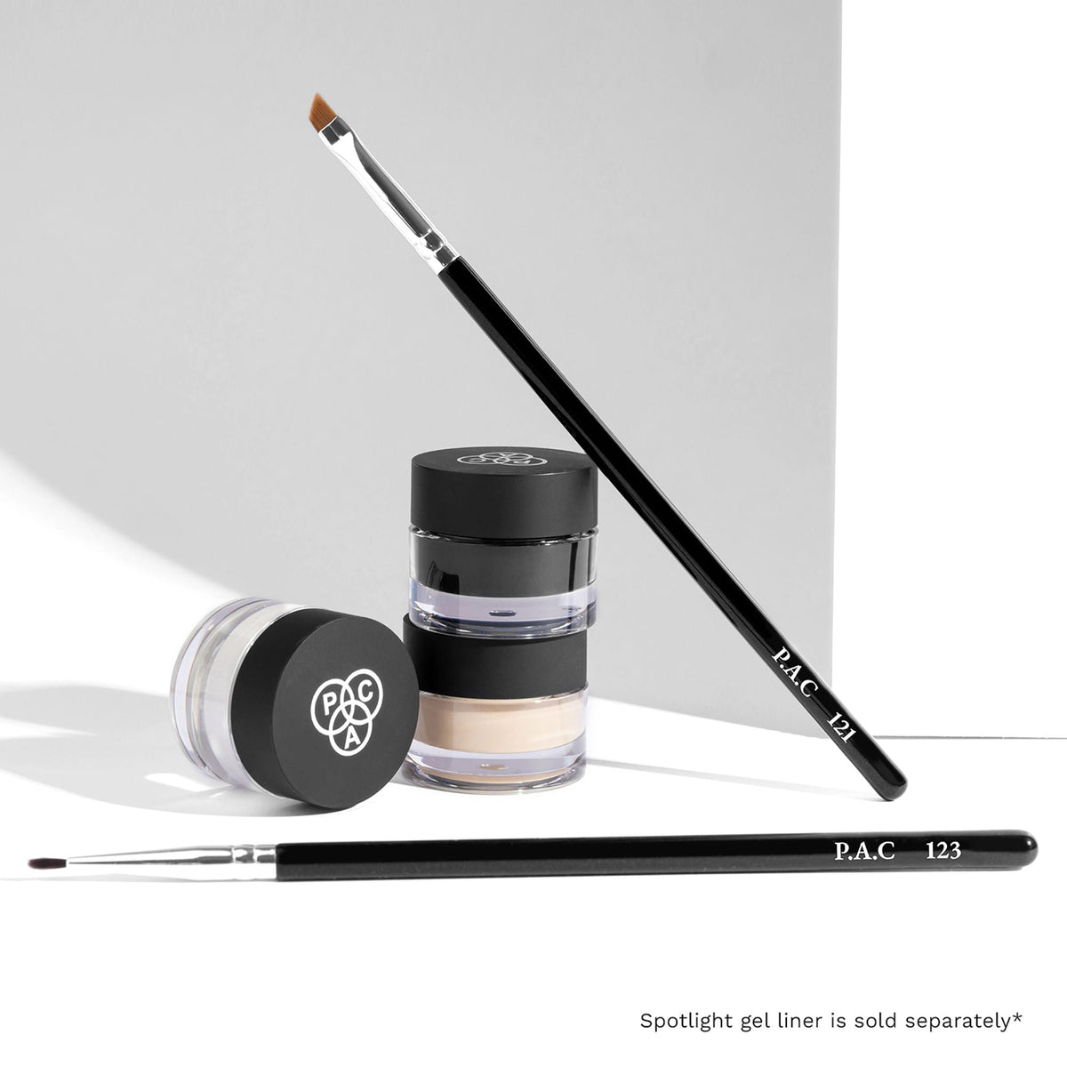 PAC Studio Eyeliner Brush Combo - 121 & 123 | Grocsy