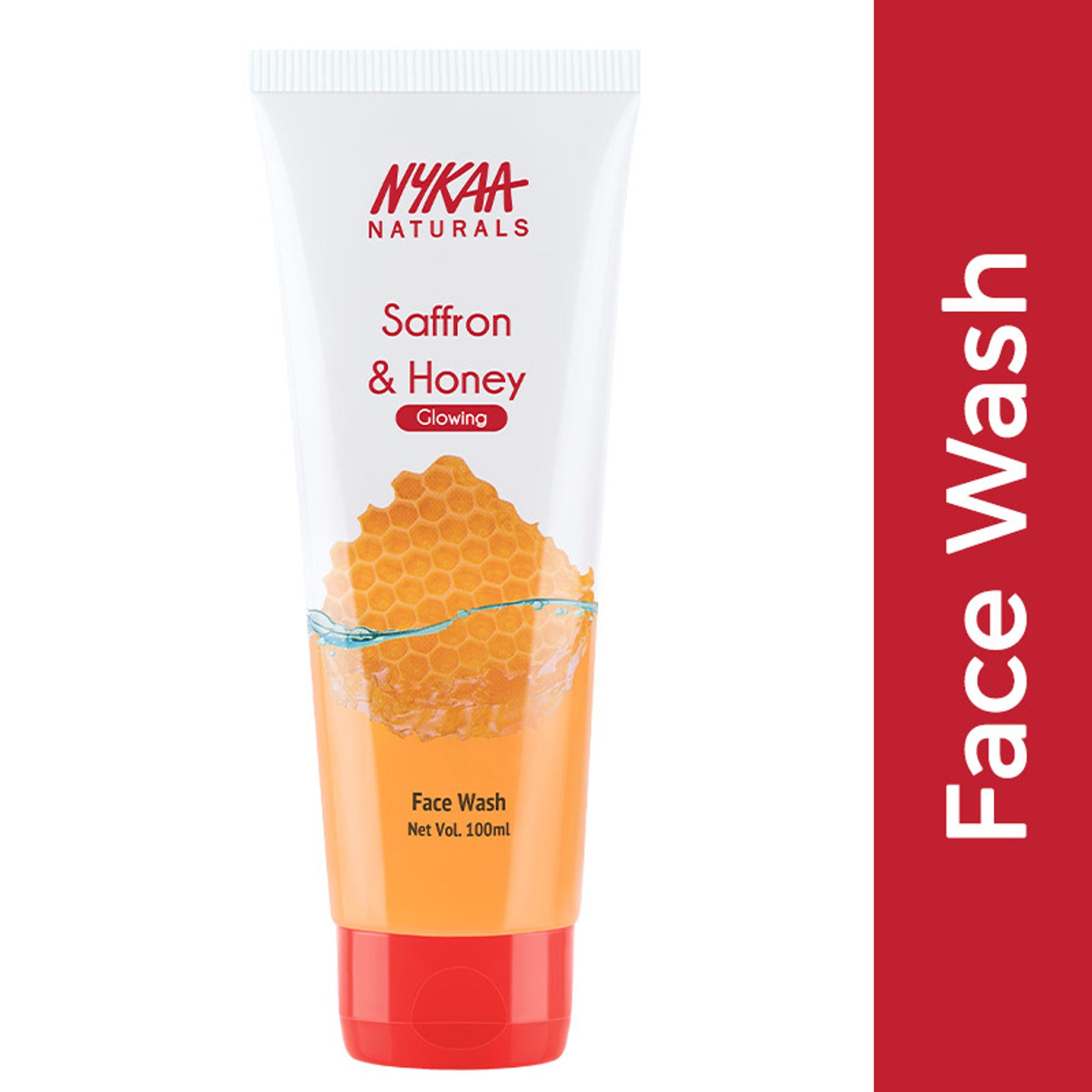 Nykaa Anti-Acne Face Wash With Salicylic Acid, Tea Tree & Neem - For Oily & Acne Prone Skin - Saffron Honey | Grocsy