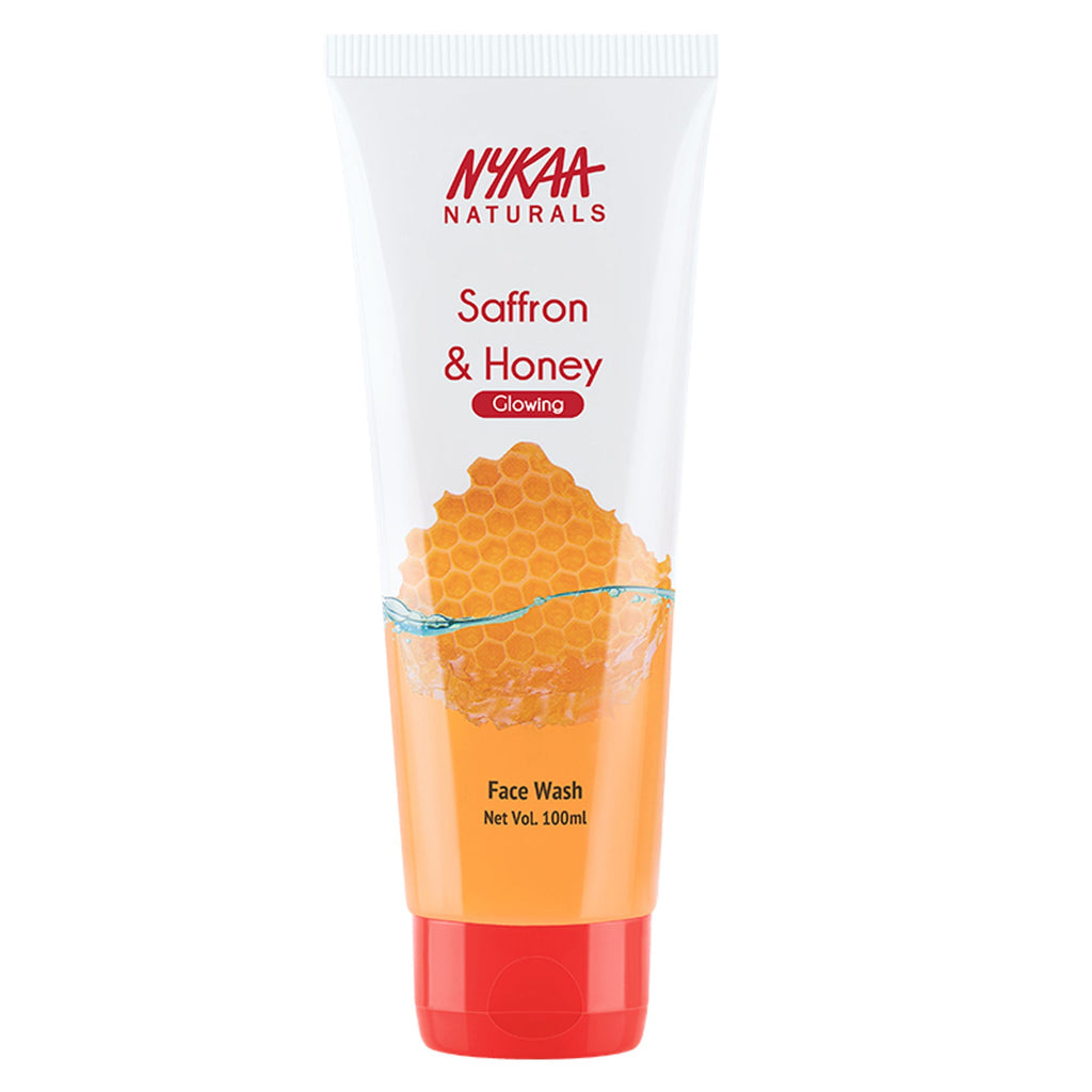 Nykaa Anti-Acne Face Wash With Salicylic Acid, Tea Tree & Neem - For Oily & Acne Prone Skin - Saffron Honey | Grocsy