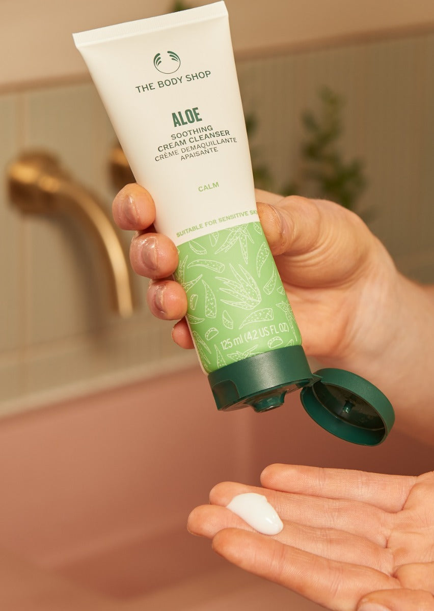The Body Shop Aloe Soothing Cream Cleanser | Grocsy