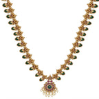 Nuyug 18K Gold Plated Temple Bliss Minimal Necklace Set | Grocsy