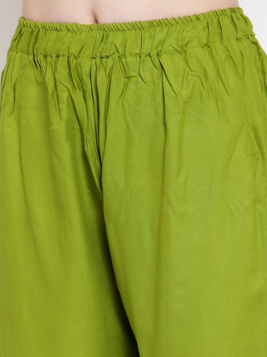 TAG 7 Women Pack Of 2 Green & Maroon Solid Flared Palazzos | Grocsy