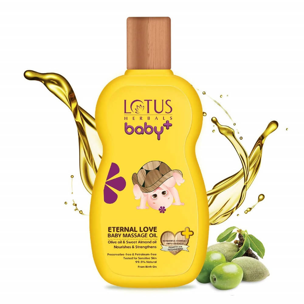 Lotus Herbals Baby+ Eternal Love Baby Massage Oil | Grocsy