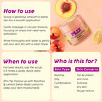 PLIX The Plant Fix Peaches & Lemon Detan Pair with Bump Eraser Body Scrub & SPF15 Body Lotion | Grocsy