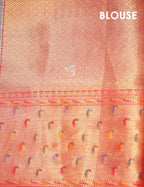 Shades Of Red Colour Banaras Borders And Creeper Design Semi Silk Saree By Gayathri Reddy Designer Studio | Grocsy