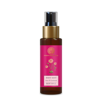Forest Essentials Body Mist Rose & Cardamom | Grocsy