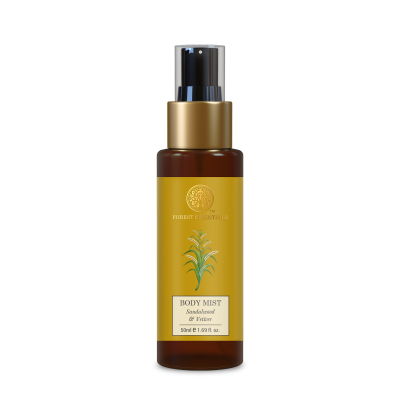 Forest Essentials Body Mist Sandalwood & Vetiver | Grocsy