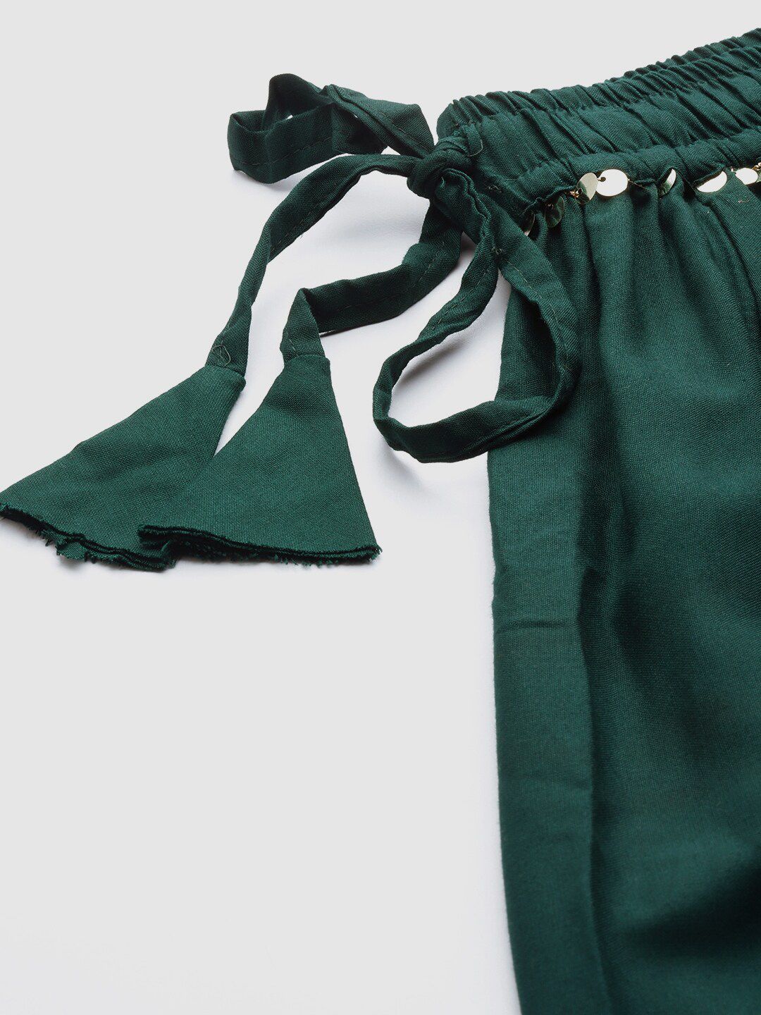 TAG 7 Women Flared Elasticated Ethnic Palazzos | Grocsy