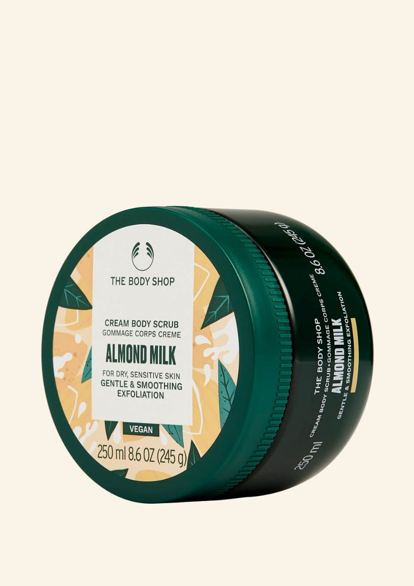 The Body Shop Almond Milk & Honey Gently Exfoliating Cream Scrub | Grocsy