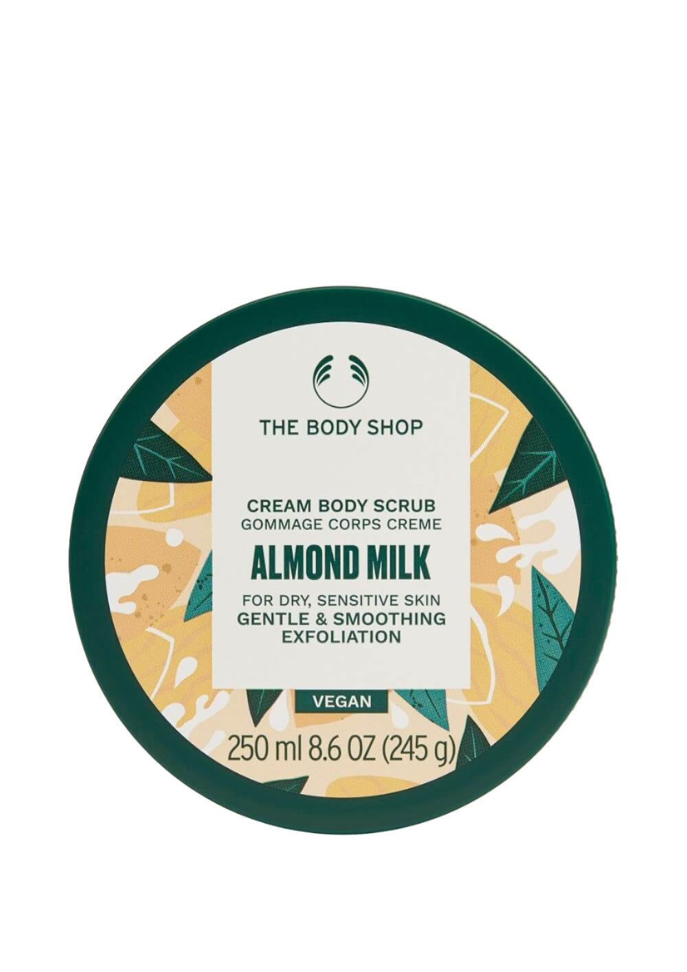The Body Shop Almond Milk & Honey Gently Exfoliating Cream Scrub | Grocsy