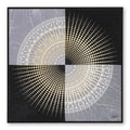 Tehzeeb Creations Golden Embossed Wall Painting | Grocsy