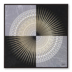 Tehzeeb Creations Golden Embossed Wall Painting | Grocsy